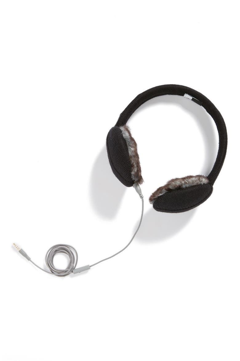 Tech Earmuffs, Alternate, color, BLACK