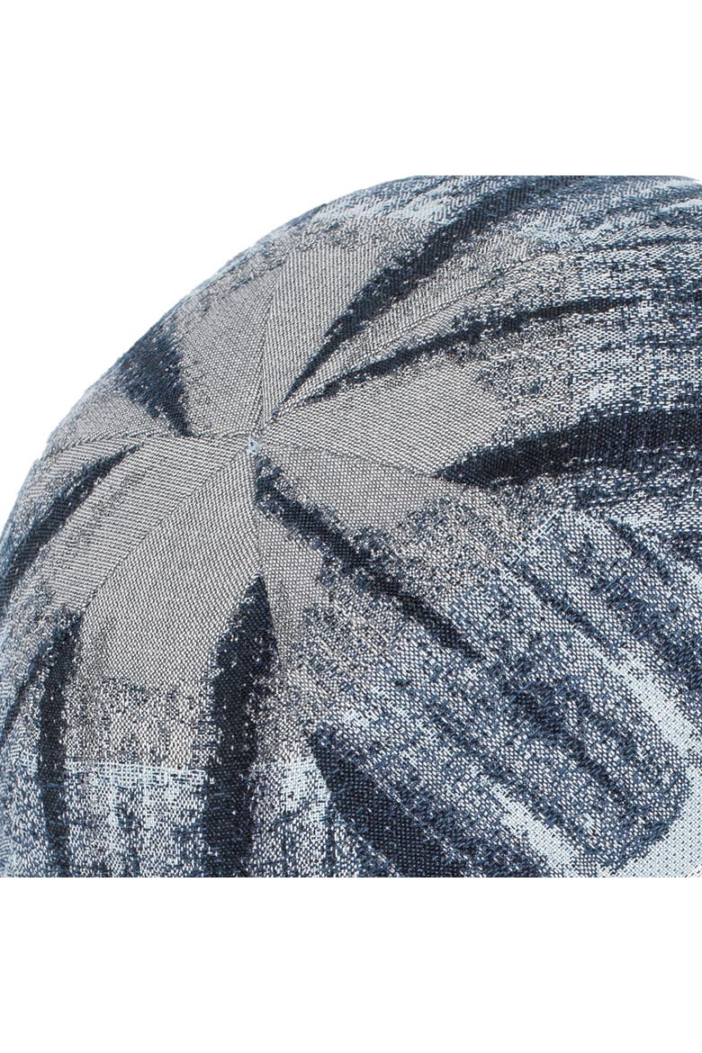 Shibori Indoor & Outdoor Woven Accent Orb Pillow, Alternate, color, Blue