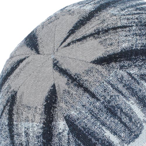 Elaine Smith Shibori Indoor & Outdoor Woven Accent Orb Pillow In Blue
