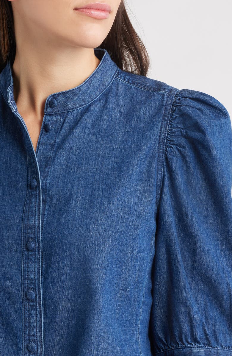 Quinta Cotton Eyelet Button-Up Shirt