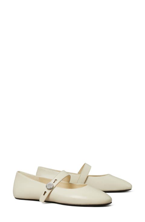 Romy Leather Mary Jane Flat