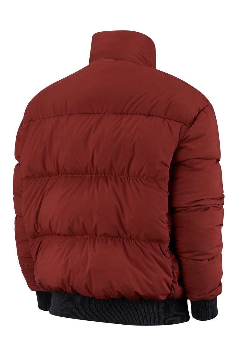 NRG Reversible Down Fill Puffer Jacket, Alternate, color, PUEBLO BROWN/ VIOLET/ BLACK