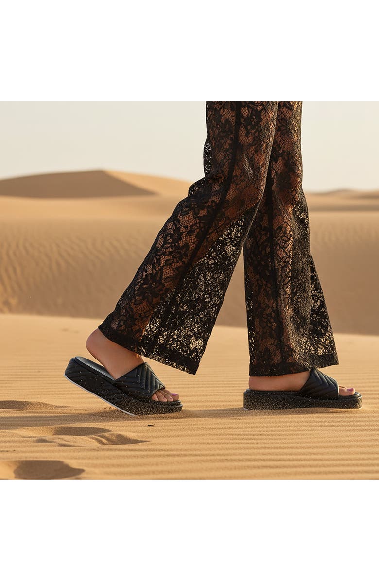 BEAUTIISOLES Deedee Platform Sandal, Alternate, color, Black