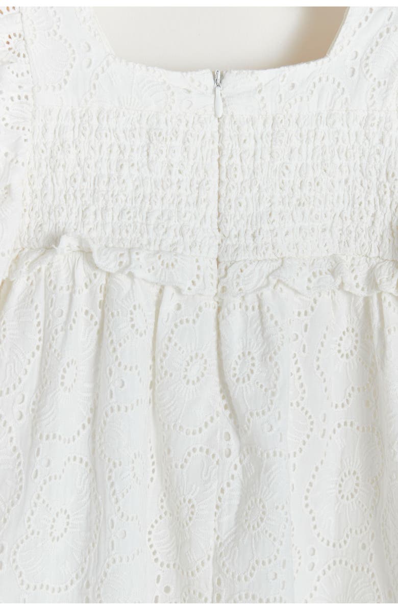 Babycottons Premium Cotton Celebration Dress for Toddler, Alternate, color, Off White