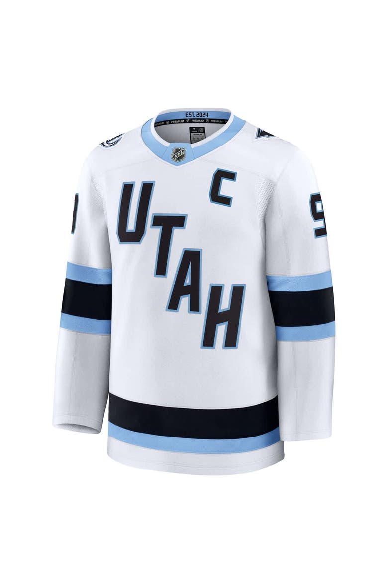 Men's Fanatics Clayton Keller White Utah Mammoth Away Premium Player Jersey, Alternate, color, White