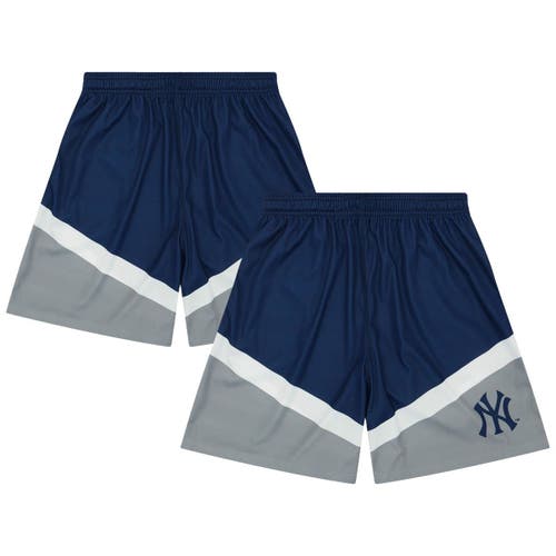Foco Blue New York Yankees Colorblocked Shorts