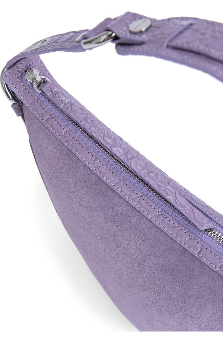 By Far Gib Suede Shoulder Bag, Alternate, color,