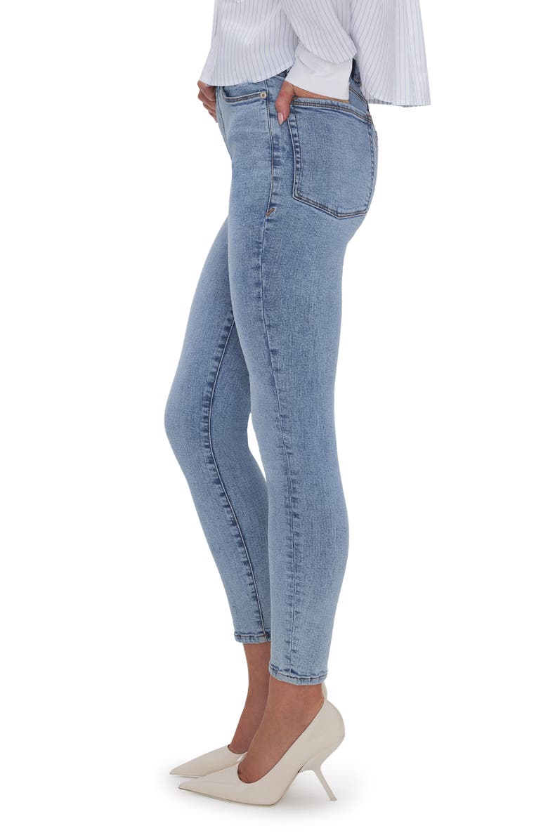 Good American Good Waist High Waist Crop Skinny Jeans, Alternate, color, Indigo619