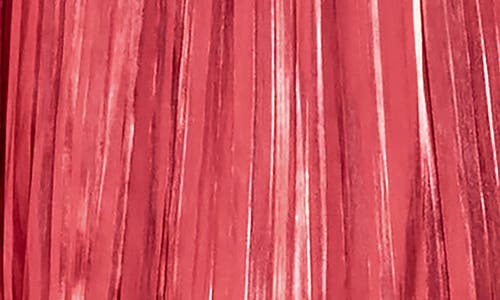 Melloday Metallic Release Pleat Skirt In Red