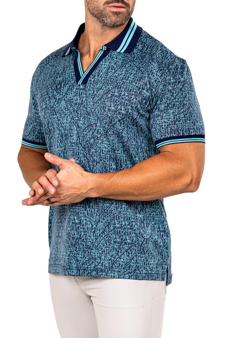 Marthy Blue Polo, Alternate, color, BLUE