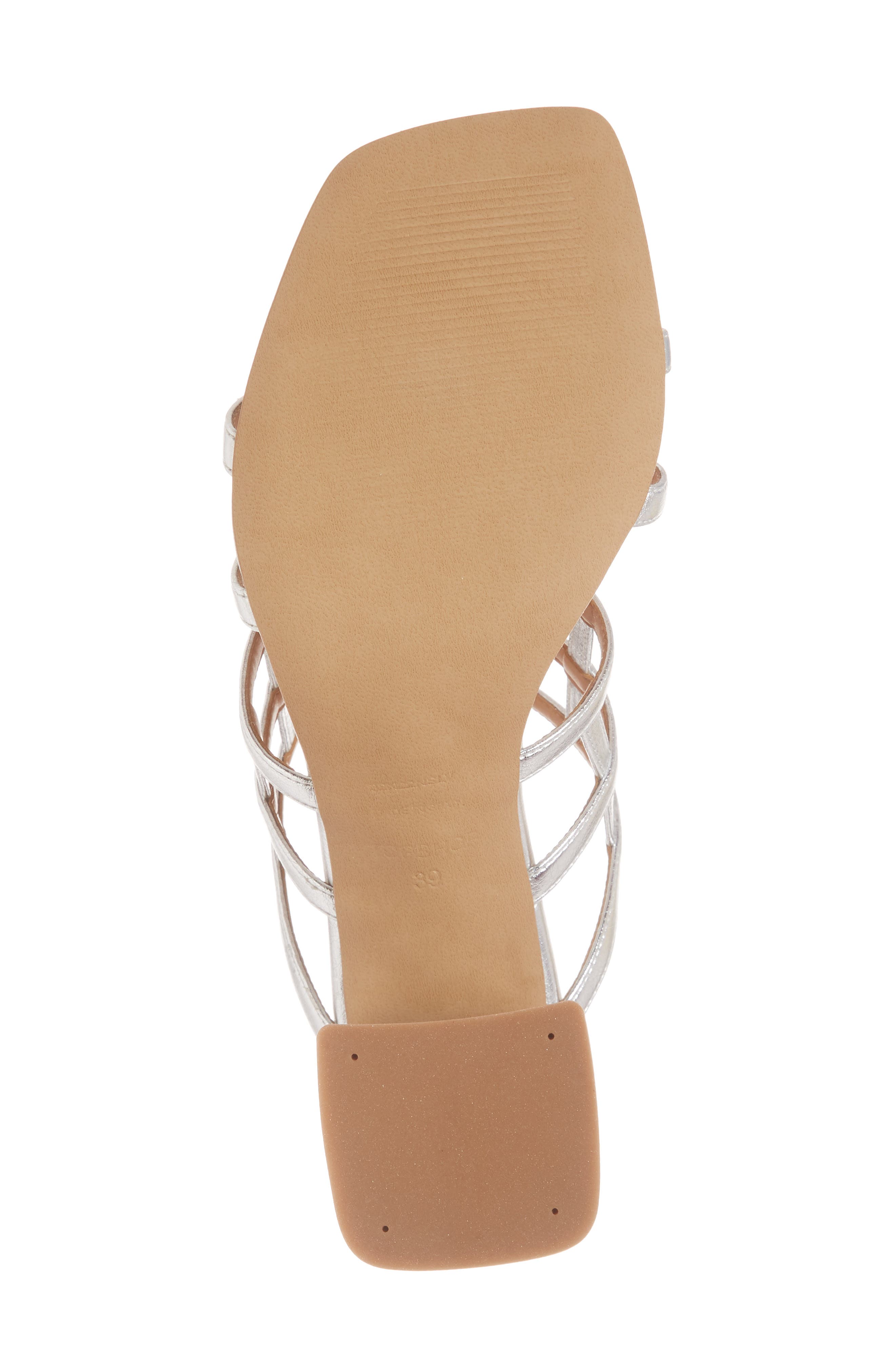 Topshop Eid Night Caged Slide Sandal, Alternate, color, 