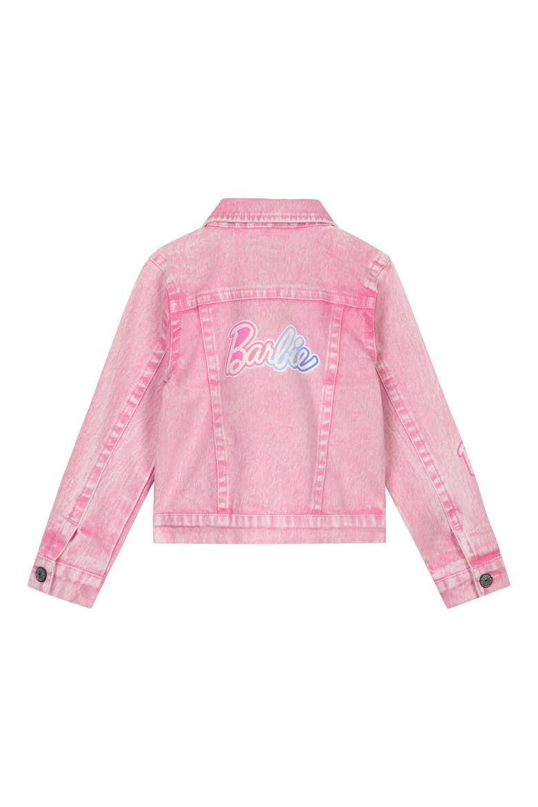 Glitter Denim Jacket, Main, color, Acid Wash Pink