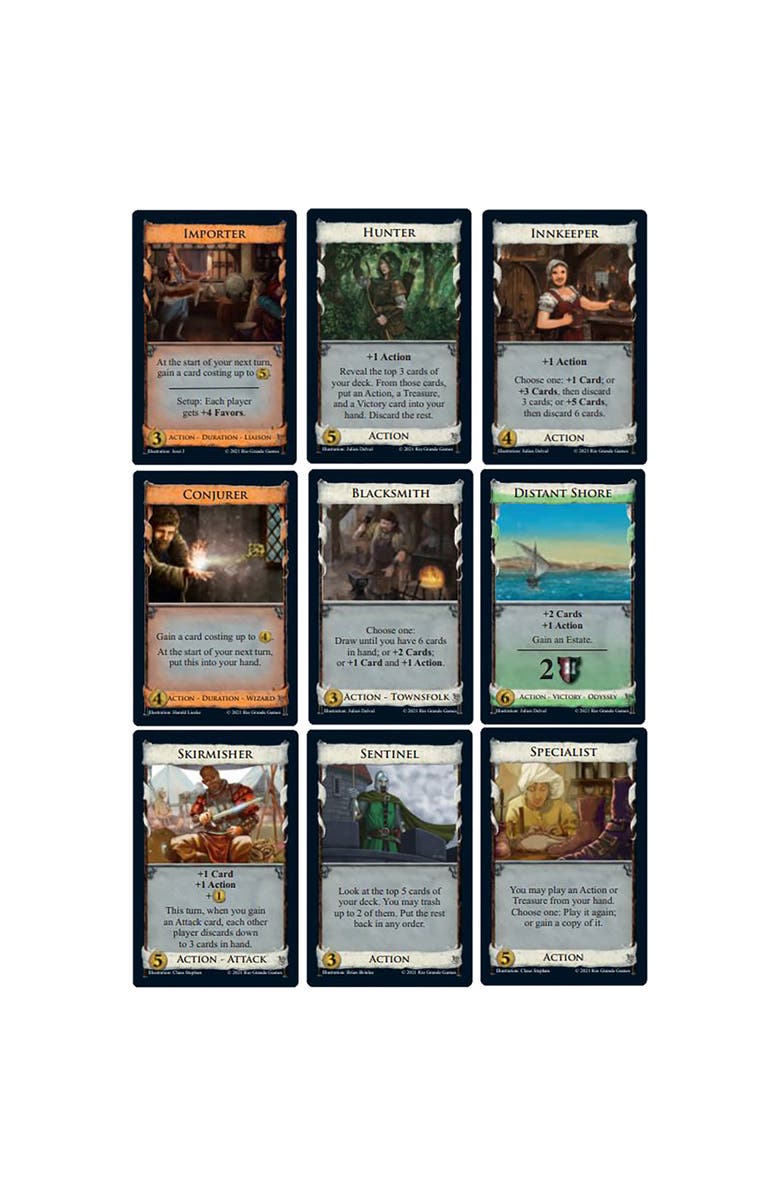 Rio Grande Games Dominion Allies Expansion, Alternate, color, Multicolored