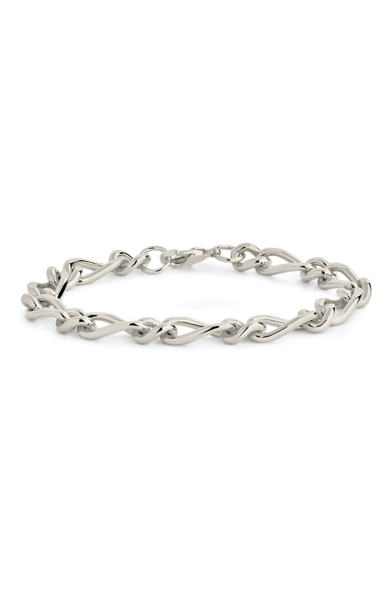 Amoura Open Link Bracelet, Alternate, color, SILVER