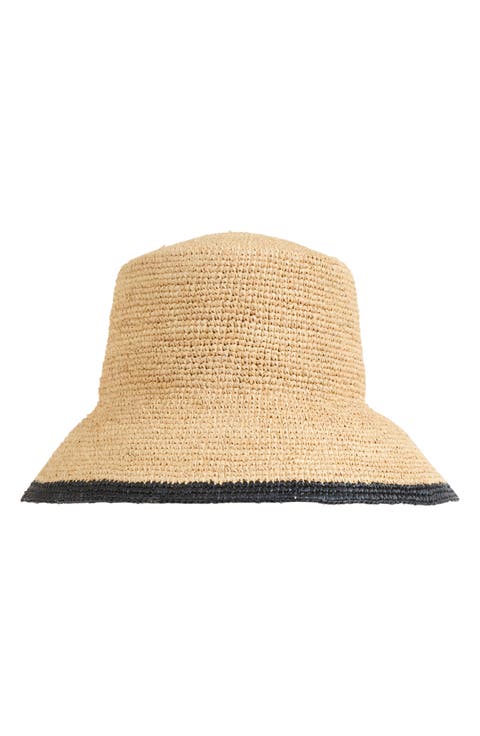 Straw Bucket Hat