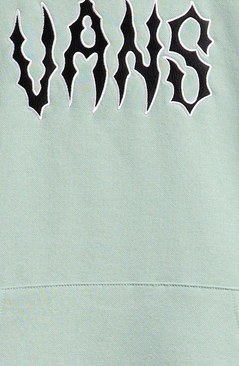 Vans Kids' Spiked Logo Hoodie, Alternate, color, Gray Olive