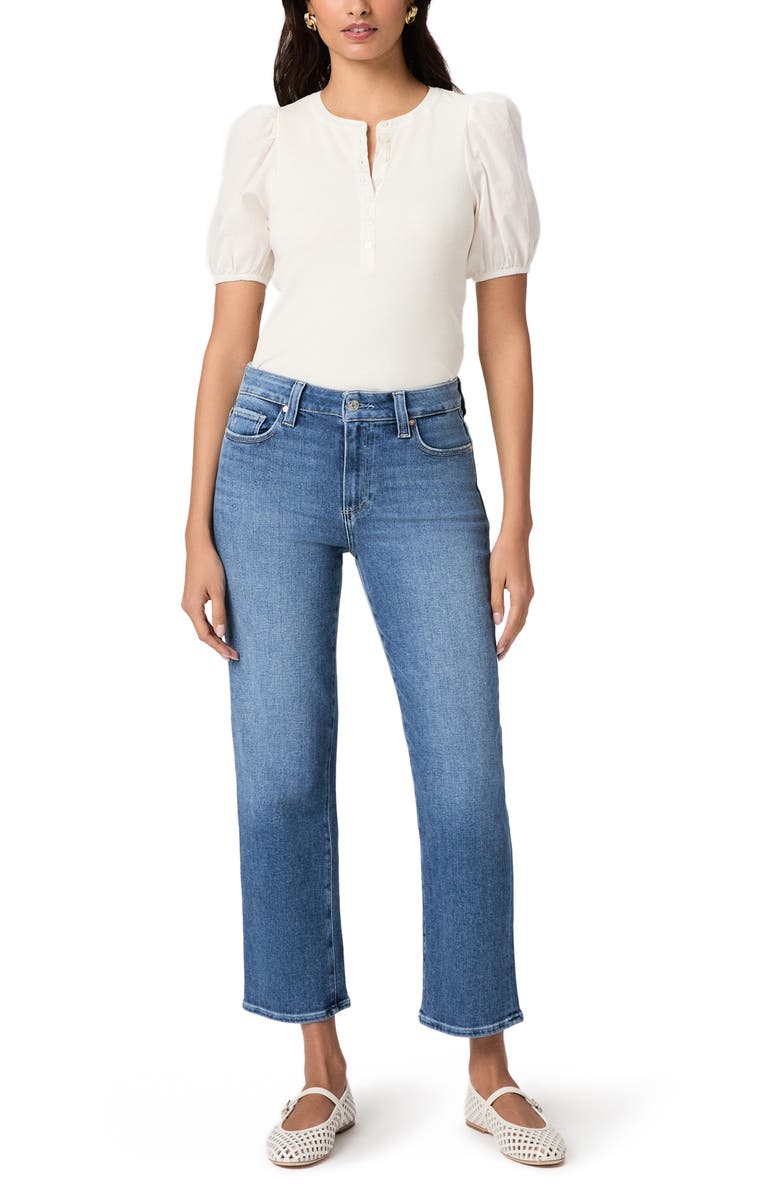 PAIGE Mason Ankle Straight Leg Jeans, Alternate, color, Monaco Mist