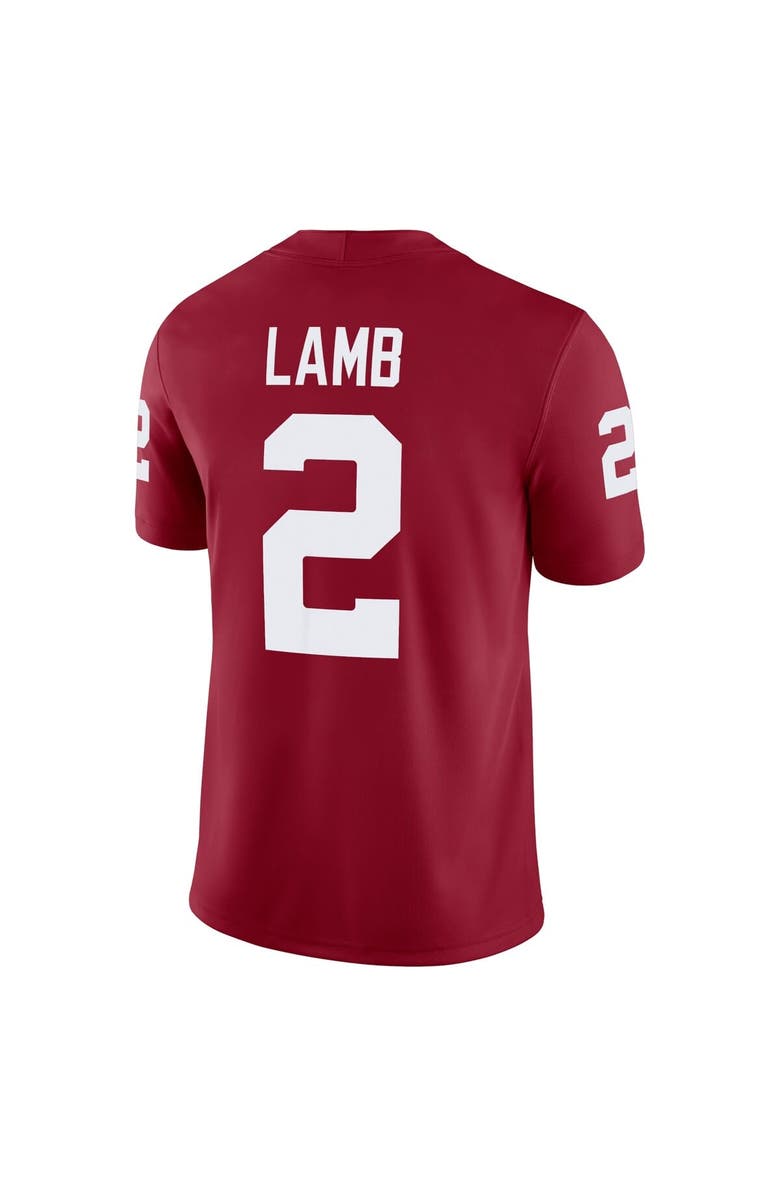 Jordan Brand Men's Jordan Brand CeeDee Lamb Crimson Oklahoma Sooners Alumni Player Game Jersey, Alternate, color, Crimson