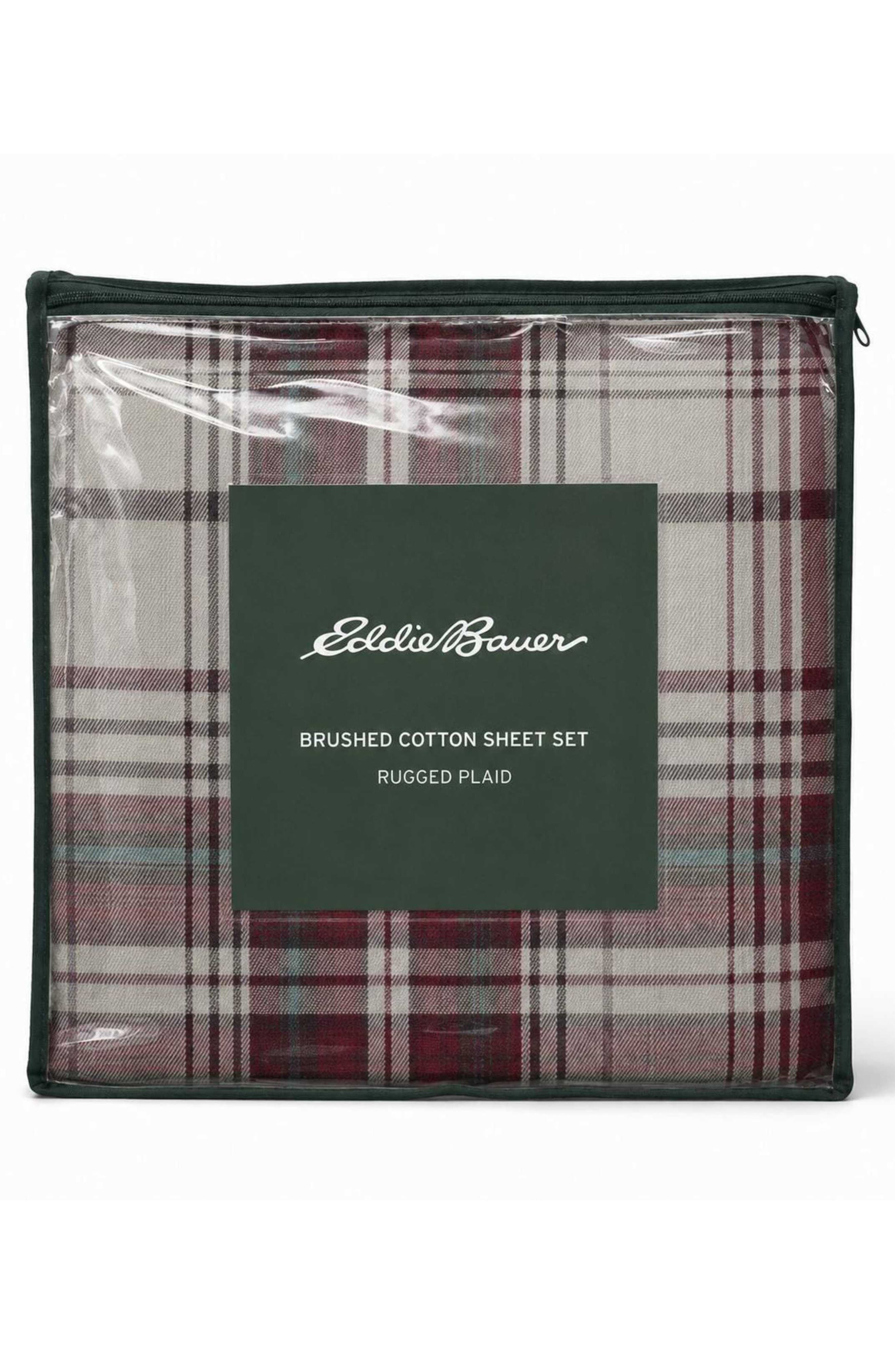 Eddie Bauer Rugged Plaid Flannel Sheet Set | Nordstromrack