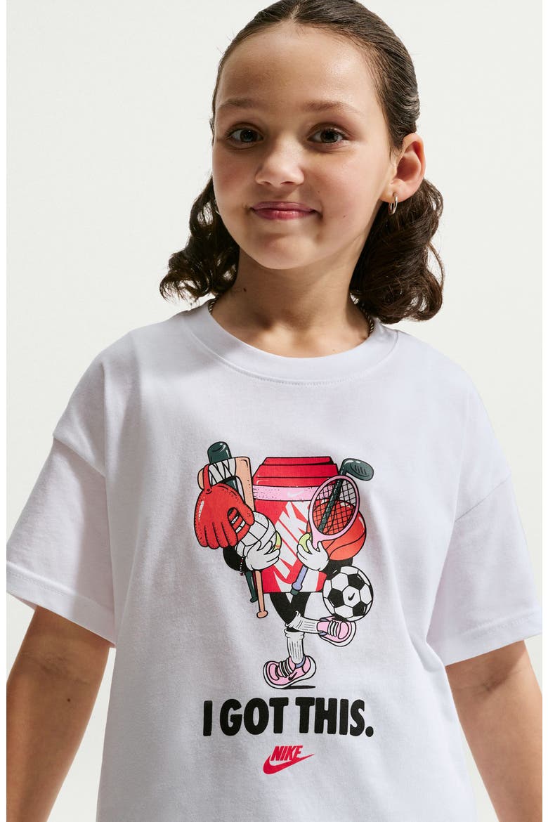 Kids' I Got This Logo Graphic T-Shirt, Alternate, color, WHITE
