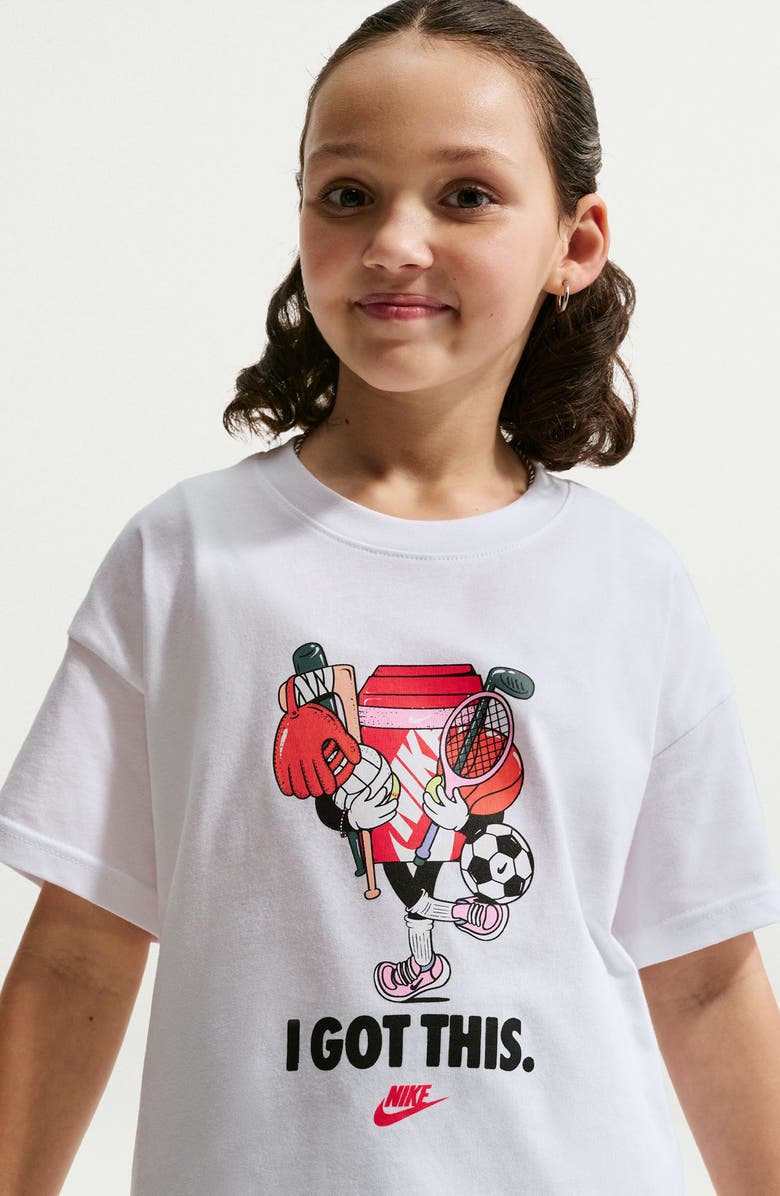 Nike Kids' I Got This Logo Graphic T-Shirt, Alternate, color, 