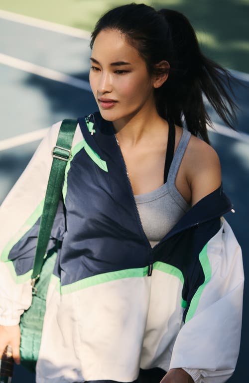 Free People Fp Movement Care Like The Wind Anorak In Blue
