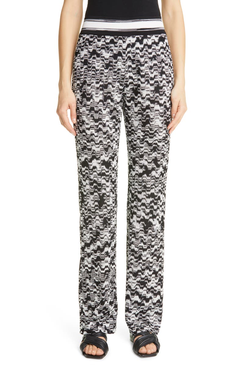 Missoni Straight Leg Knit Pants, Main, color, 