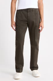 AG Everett Tailored Cotton Gabardine Pants