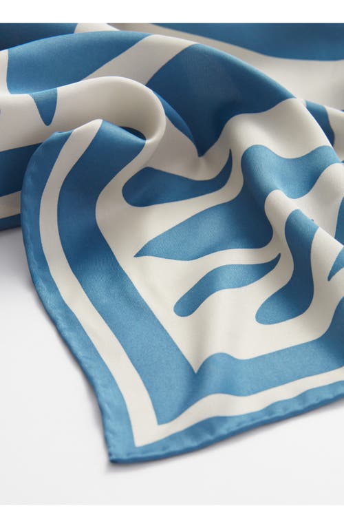 & Other Stories Novalie Satin Scarf In Blue