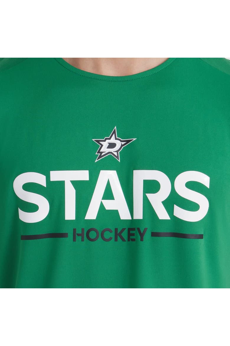Men's Fanatics Kelly Green Dallas Stars Authentic Pro Rink Tech T-Shirt, Alternate, color, Kelly Green