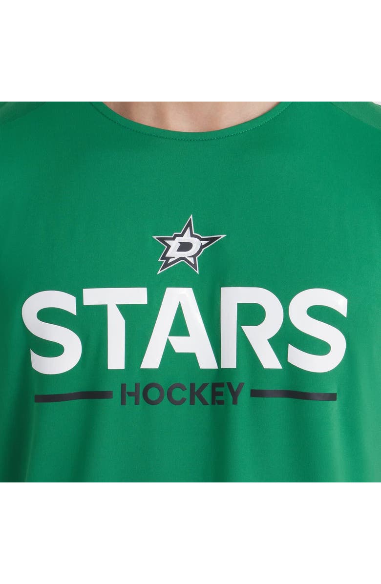 FANATICS Men's Fanatics Kelly Green Dallas Stars Authentic Pro Rink Tech T-Shirt, Alternate, color, Kelly Green