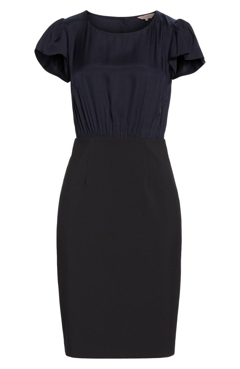 Tailored by Rebecca Taylor Mock Two-Piece Dress, Alternate, color, 