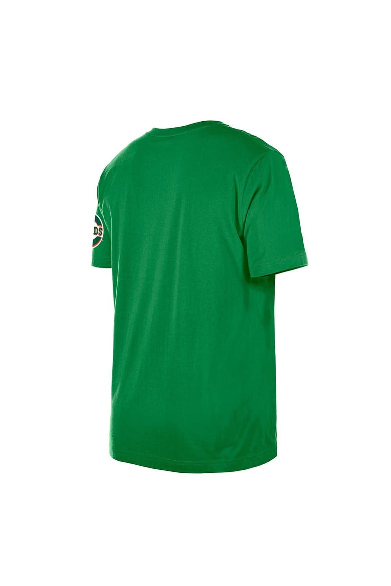 Men's New Era  Kelly Green Cincinnati Reds St. Patrick's Day Shamrock Fill T-Shirt, Alternate, color, Kelly Green