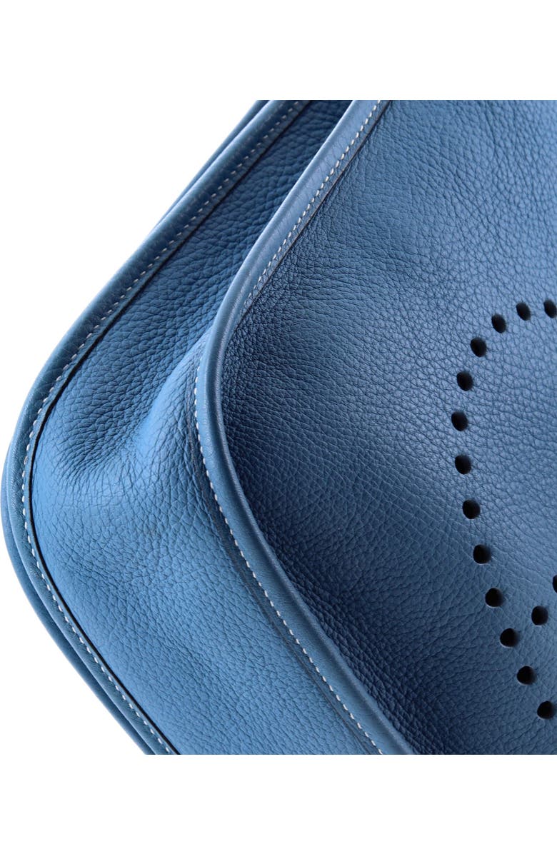 Pre-Owned Hermes Evelyne Bag Gen II Clemence PM, Alternate, color, Bleu Jean