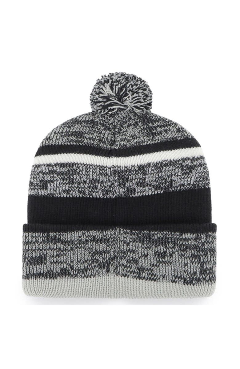 '47 Men's '47 Heathered Black Los Angeles Rams 2021 NFC Champions Northward Cuffed Pom Knit Hat, Alternate, color, 