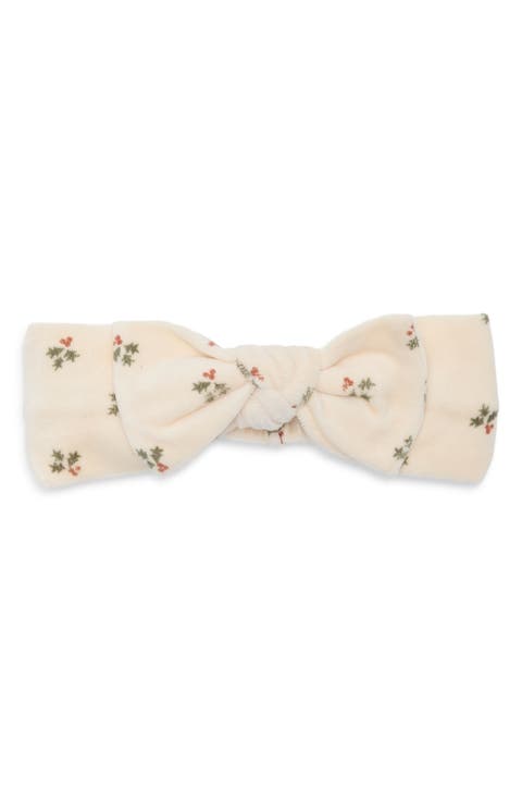 Bow Velour Headband