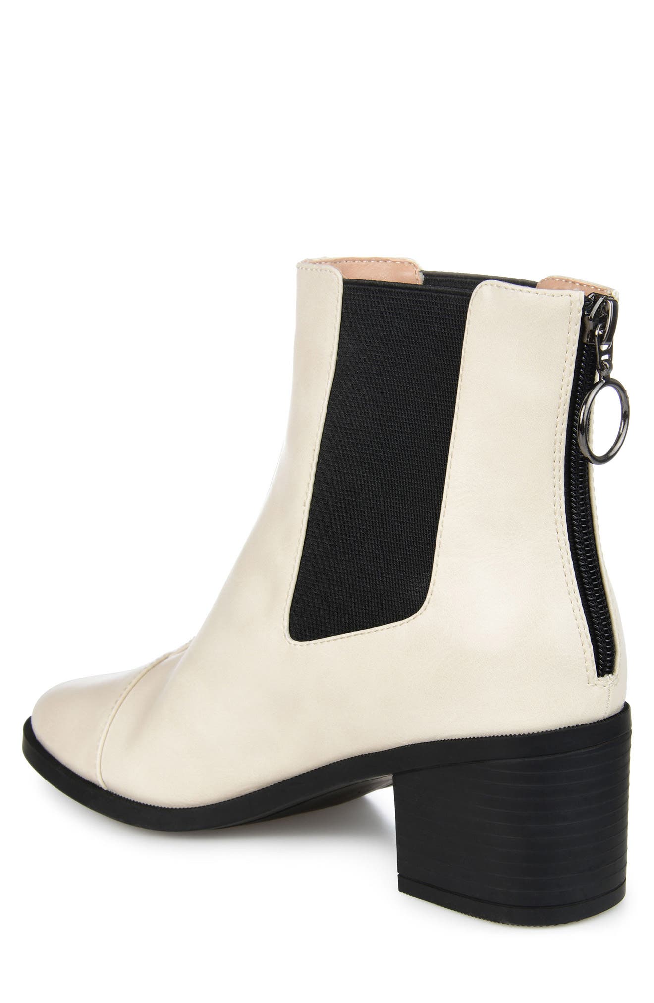 Journee Collection Comfort Foam Nigella Bootie, Alternate, color, Bone