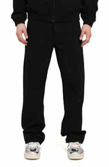 Radial Hotfix Studded High Waist Relaxed Leg Jeans