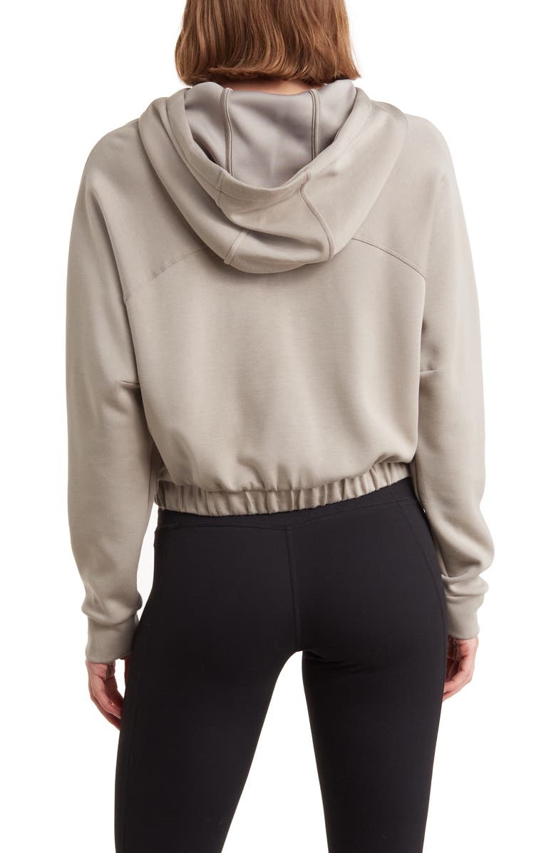 90 DEGREE BY REFLEX Scuba Knit Pullover Hoodie, Alternate, color, 