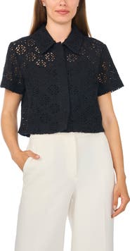 Ted Baker Kena Eyelet Short Sleeve Shirt