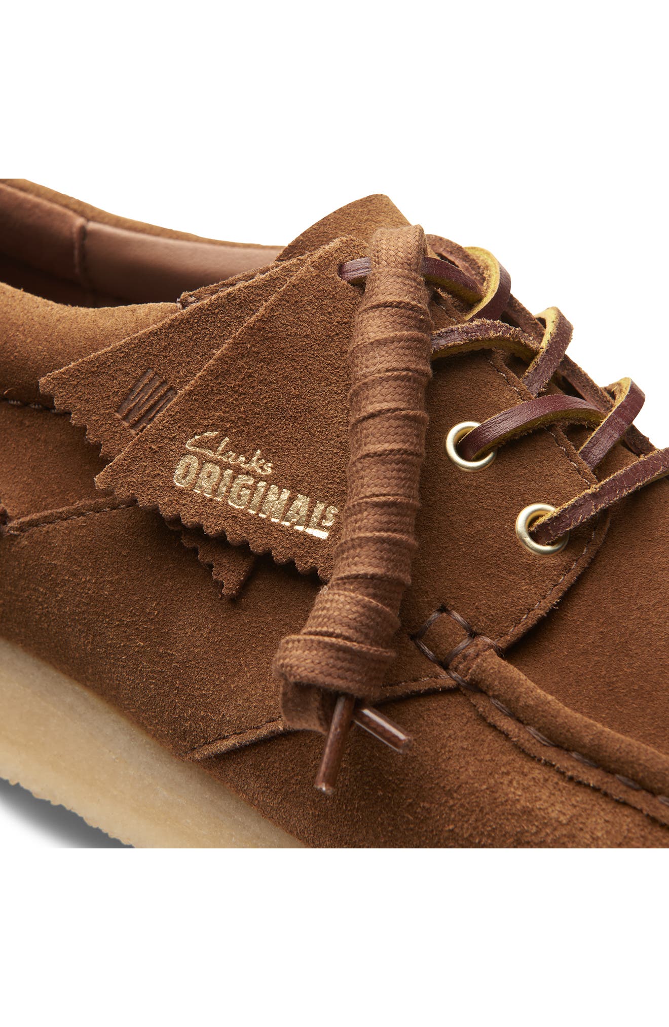 Clarks<sup>®</sup> Originals Wallabee Chukkah Boat Shoe, Alternate, color, Cola Suede