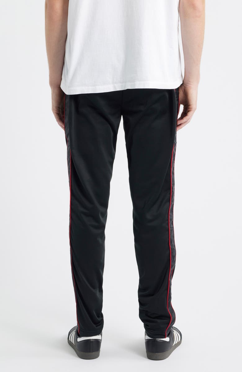 KAPPA 222 Banda Astoria Slim Fit Tricot Track Pants, Alternate, color, Black - Red Racing - White