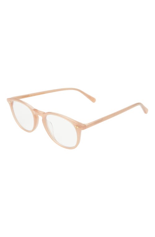 Diff Jaxson 49mm Blue Light Blocking Glasses In Rustique/clear