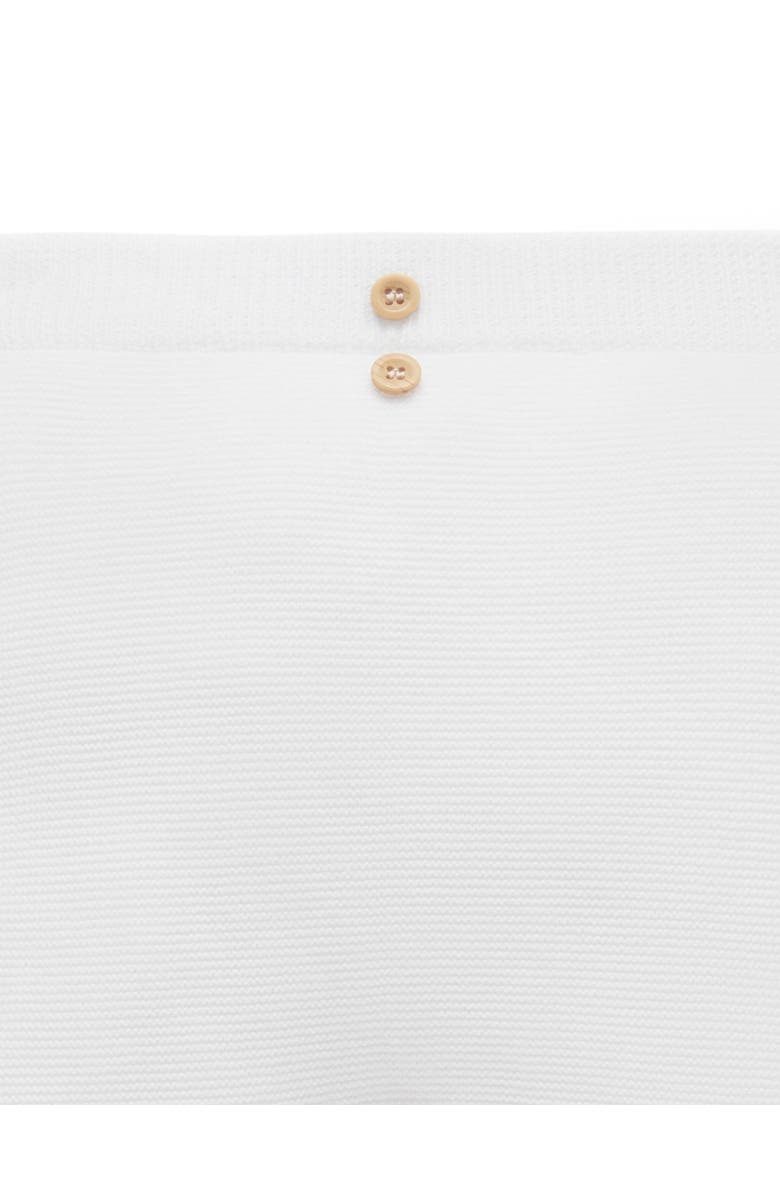 Purebaby Textured Knit Legging, Alternate, color, Vanilla