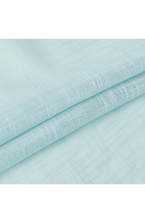 Dainty Home Set Of 2 Sheer Curtain Panels In Blue