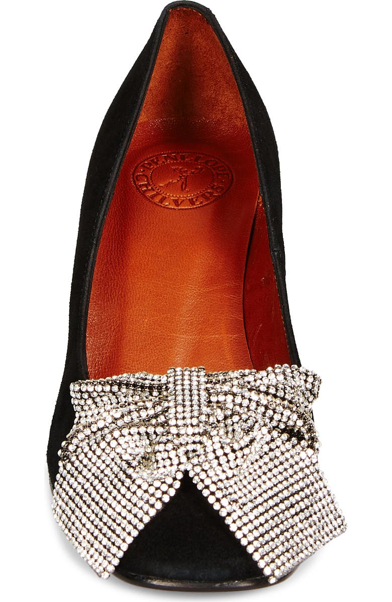 Penelope Chilvers Sue Embellished Bow Pump, Alternate, color,