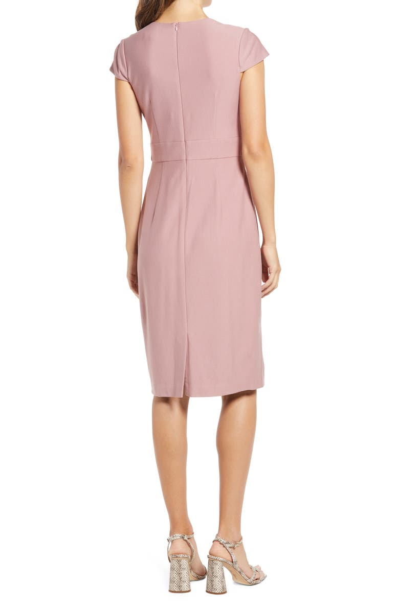 Harper Rose Sash Detail Sheath Dress, Alternate, color, 