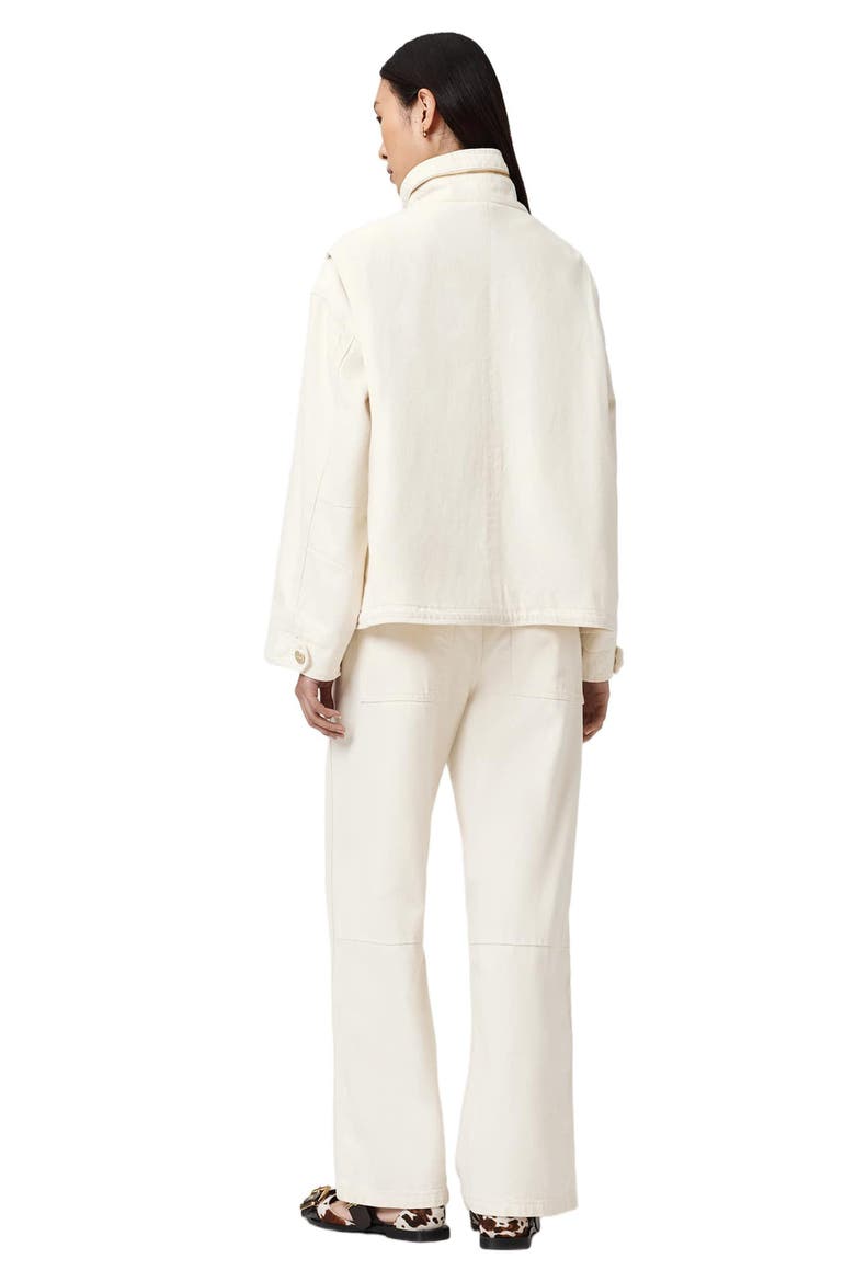 Tay Wide Leg Carpenter Jeans, Alternate, color, ECRU WHITE