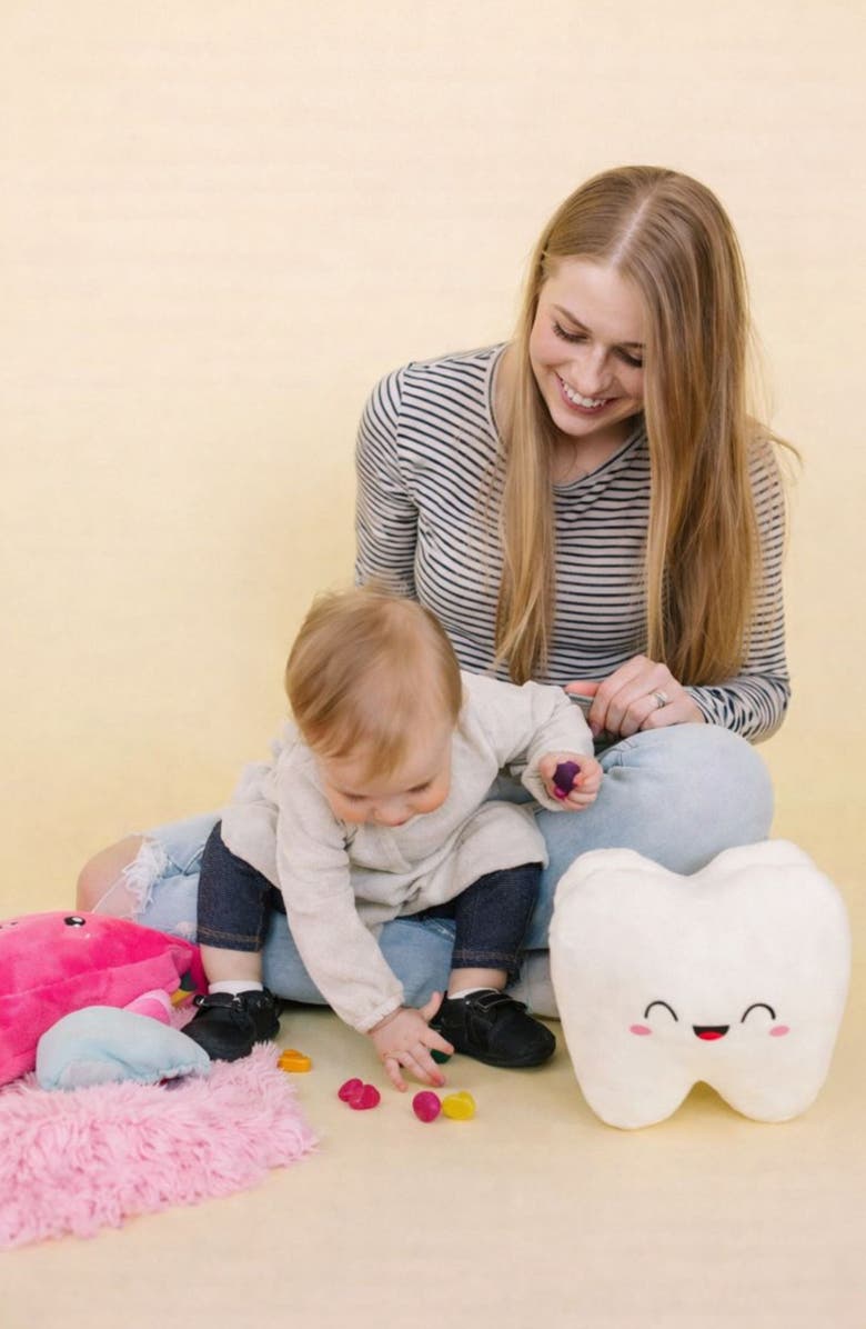 Nerdbugs Tooth Plushie Organ, Alternate, color, White