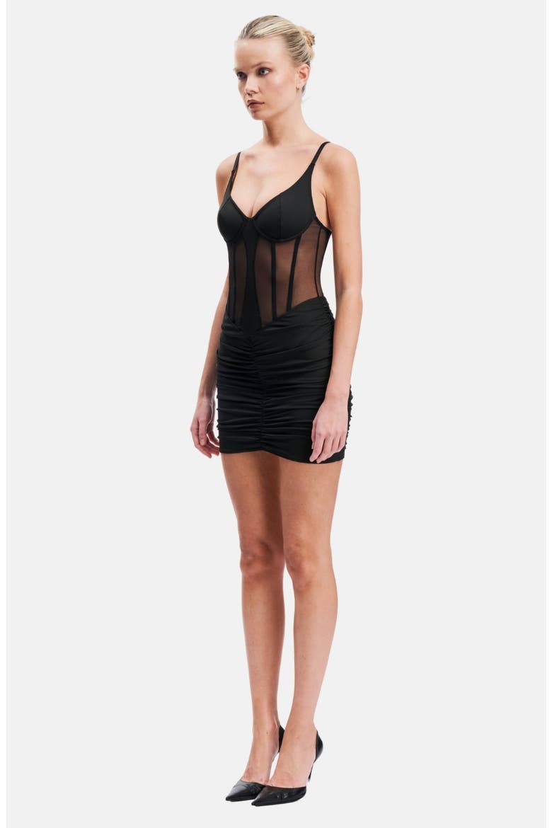 Sivara Mini Dress, Alternate, color, Black